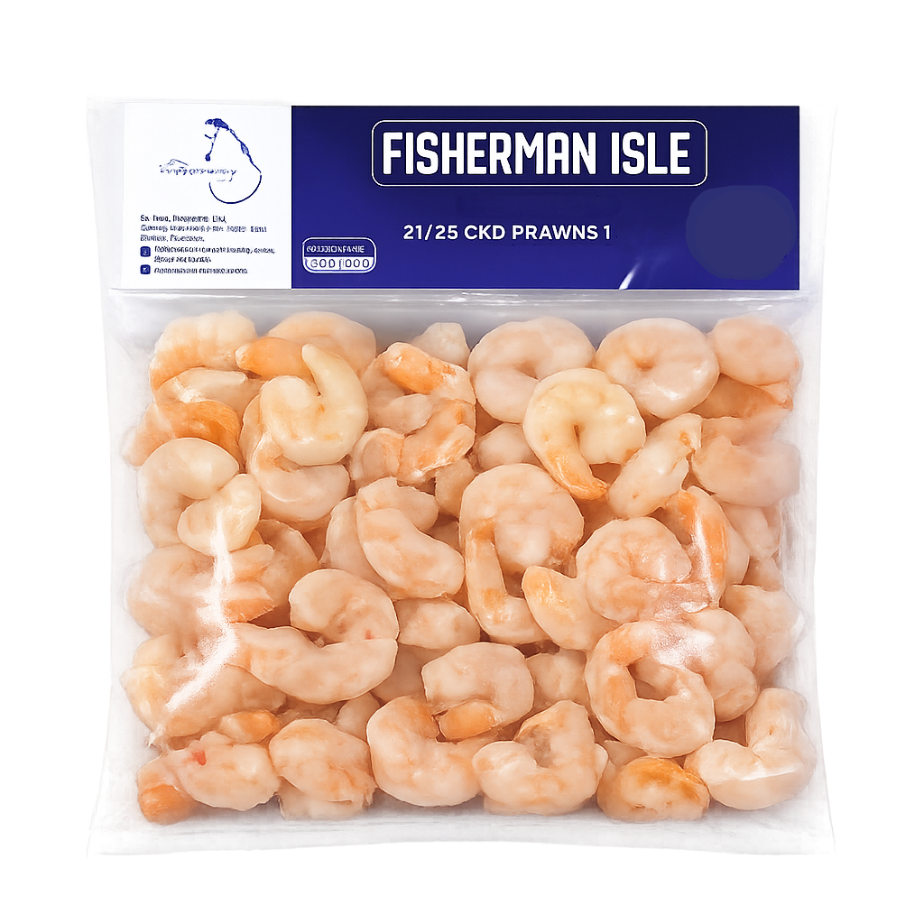 Premium Cooked (CKD) Frozen Prawns (Size 21/25)
