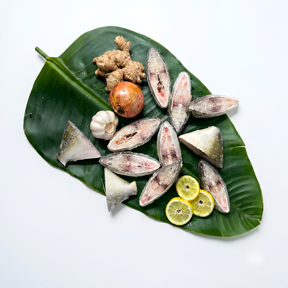 Premium Frozen Golden Pomfret Steaks